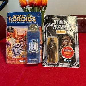 Star Wars R2-D2 and Chewbacca Action Figure Set